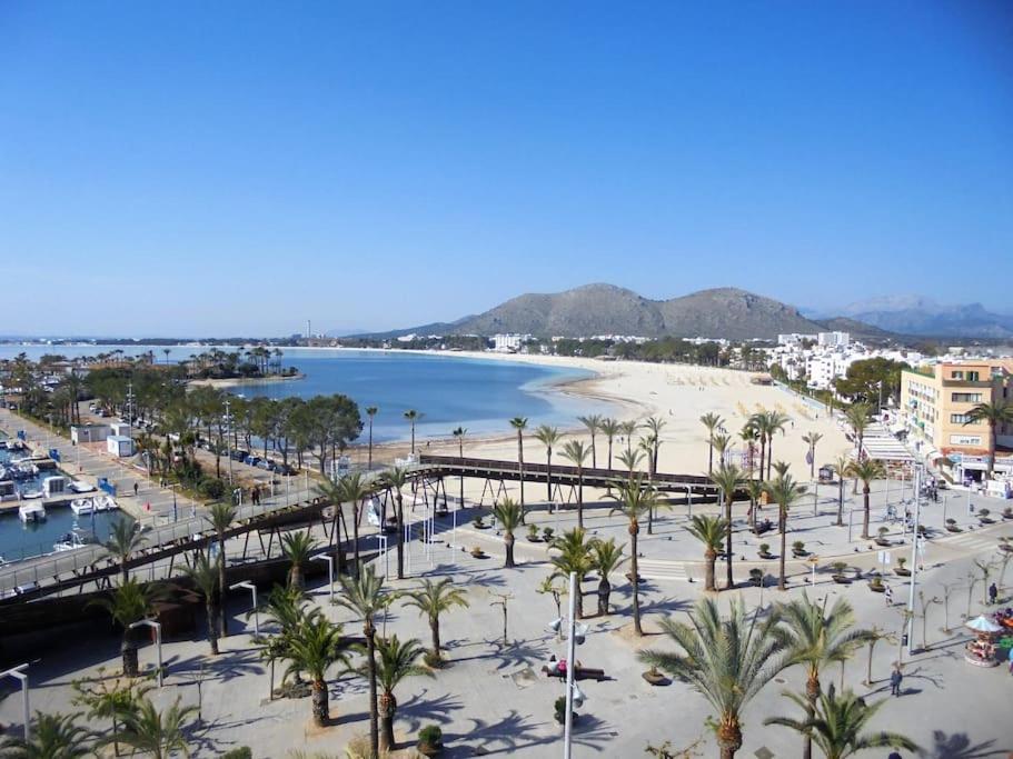 Tranquilo apartamento con vistas al mar. Puerto de Alcúdia Exterior foto