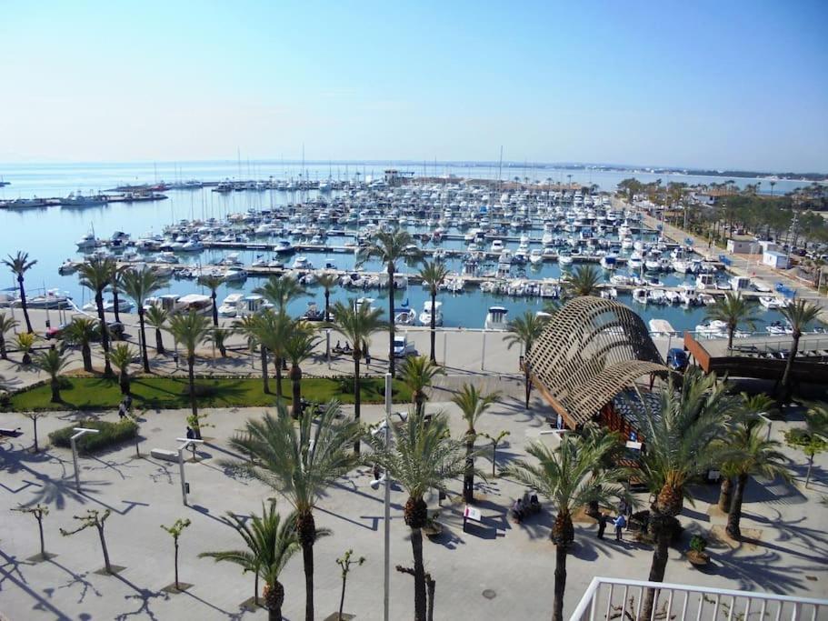 Tranquilo apartamento con vistas al mar. Puerto de Alcúdia Exterior foto