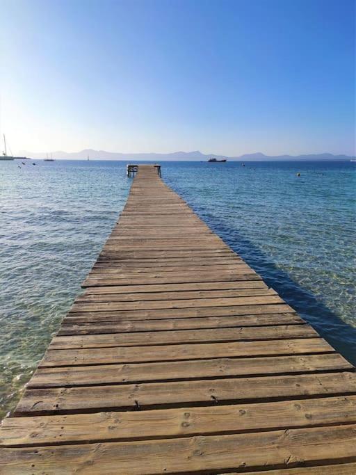 Tranquilo apartamento con vistas al mar. Puerto de Alcúdia Exterior foto