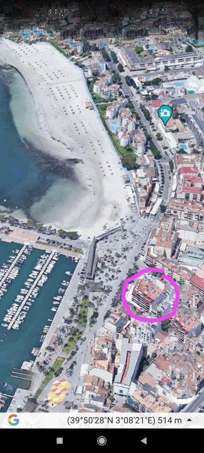 Tranquilo apartamento con vistas al mar. Puerto de Alcúdia Exterior foto