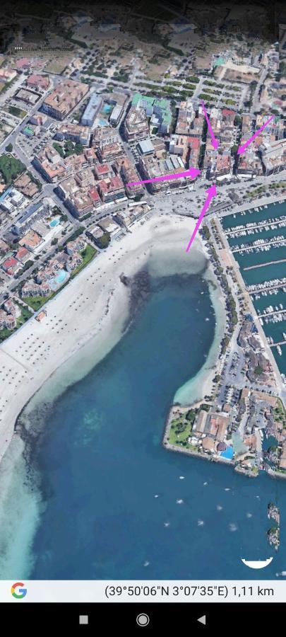 Tranquilo apartamento con vistas al mar. Puerto de Alcúdia Exterior foto
